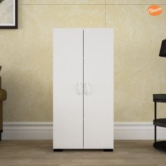 MODİLAYN ÇOK AMAÇLI DOLAP MUTFAK DOLABI OFİS DOLABI BANYO DOLABI 2 KAPAK TEK ÇEKMECELBANYO DOLABI İKİ KAPAKLI 4 RAFLI ÇOK AMAÇLI DOLAP