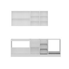 Minar 235 Cm Mutfak Dolabı Beyaz 235-B3