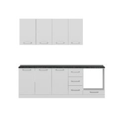 Minar 235 Cm Mutfak Dolabı Beyaz 235-B3