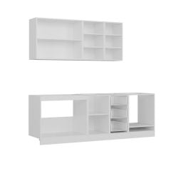 Minar 235 Cm Mutfak Dolabı Beyaz 235-B3