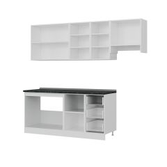 Minar 235 Cm Mutfak Dolabı Beyaz 235-B7