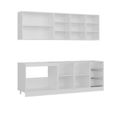 Minar 235 Cm Mutfak Dolabı Beyaz Antrasit 235-A2