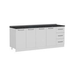 Minar 210 Cm Mutfak Dolabı Beyaz 210-B2-Alt Modül