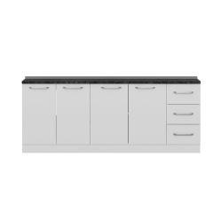 Minar 210 Cm Mutfak Dolabı Beyaz 210-B2-Alt Modül