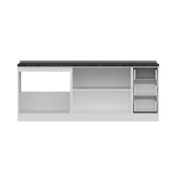 Minar 210 Cm Mutfak Dolabı Beyaz 210-B2-Alt Modül