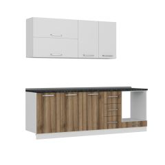 Minar 235 Cm Mutfak Dolabı Beyaz Dore 235-D6