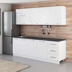 Minar 240 Cm Mutfak Dolabı Beyaz 240-B2