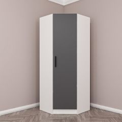 Kale Köşe Gövde Beyaz/Antrasit/Dore