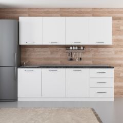 Minar 240 Cm Mutfak Dolabı Beyaz 240-B3