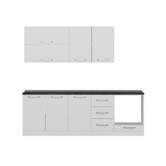 Minar 240 Cm Mutfak Dolabı Beyaz 240-B4