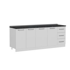 Minar 215 Cm Mutfak Dolabı Beyaz 215-B1-Alt Modül