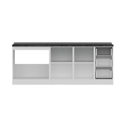 Minar 215 Cm Mutfak Dolabı Beyaz 215-B1-Alt Modül