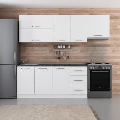 Minar 240 Cm Mutfak Dolabı Beyaz 240-B5