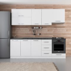 Minar 240 Cm Mutfak Dolabı Beyaz 240-B6