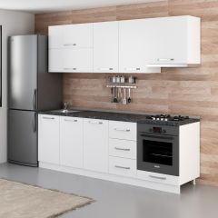 Minar 240 Cm Mutfak Dolabı Beyaz 240-B6