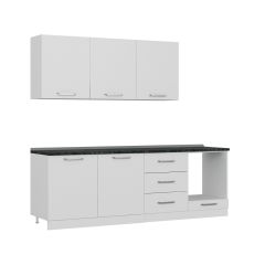 Minar 240 Cm Mutfak Dolabı Beyaz 240-B7