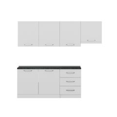 Minar 240 Cm Mutfak Dolabı Beyaz 240-B8