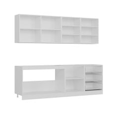 Minar 240 Cm Mutfak Dolabı Beyaz Antrasit 240-A3