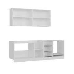 Minar 240 Cm Mutfak Dolabı Beyaz Antrasit 240-A4