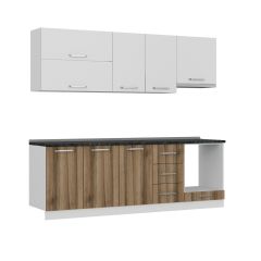 Minar 240 Cm Mutfak Dolabı Beyaz Dore 240-D6