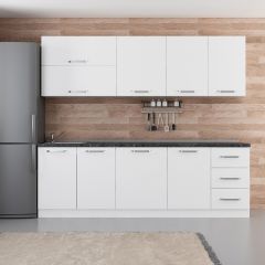 Minar 245 Cm Mutfak Dolabı Beyaz 245-B2