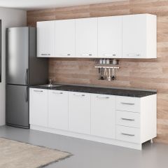 Minar 245 Cm Mutfak Dolabı Beyaz 245-B3