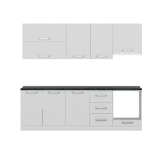 Minar 245 Cm Mutfak Dolabı Beyaz 245-B6