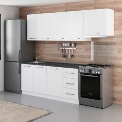 Minar 245 Cm Mutfak Dolabı Beyaz 245-B8