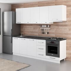 Minar 245 Cm Mutfak Dolabı Beyaz 245-B9