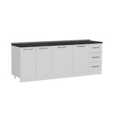 Minar 230 Cm Mutfak Dolabı Beyaz 230-B1-Alt Modül