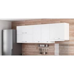 Minar 230 Cm Mutfak Dolabı Beyaz 230-B4-Üst Modül