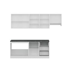 Minar 250 Cm Mutfak Dolabı Beyaz 250-B4