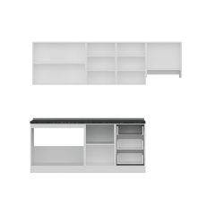 Minar 250 Cm Mutfak Dolabı Beyaz 250-B7