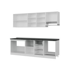 Minar 250 Cm Mutfak Dolabı Beyaz 250-B8