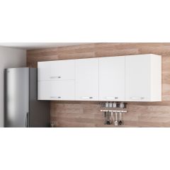 Minar 235 Cm Mutfak Dolabı Beyaz 235-B2-Üst Modül