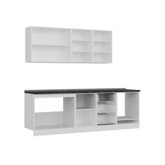 Minar 250 Cm Mutfak Dolabı Beyaz Antrasit 250-A3