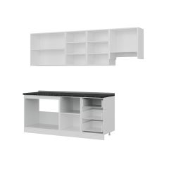 Minar 250 Cm Mutfak Dolabı Beyaz Antrasit 250-A4