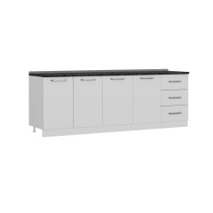 Minar 240 Cm Mutfak Dolabı Beyaz 240-B1-Alt Modül