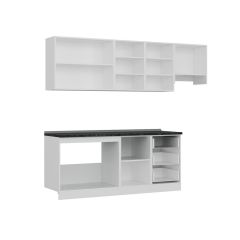 Minar 250 Cm Mutfak Dolabı Beyaz Dore 250-D4