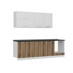 Minar 250 Cm Mutfak Dolabı Beyaz Dore 250-D6