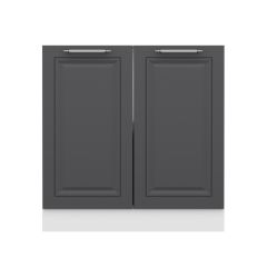 Minar Mutfak Modül Alt 2K1R 80Cm Dolap Byz Mebran C Antrasit