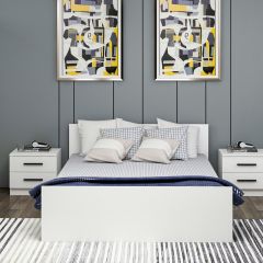 Kale Çift Kişilik Karyola 150x200 - Beyaz