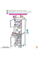 Aria 2 Kapak 4 Raflı 40 cm Beyaz Dolap 40x173x32,5 cm Boyutlarında Çok Amaçlı Beyaz Dolap