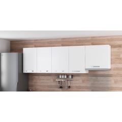 Minar 245 Cm Mutfak Dolabı Beyaz 245-B8-Üst Modül