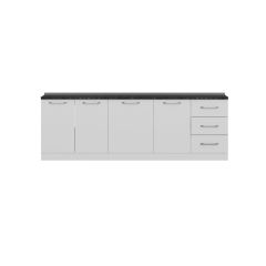 Minar 250 Cm Mutfak Dolabı Beyaz 250-B1-Alt Modül