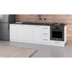 Minar 260 Cm Mutfak Dolabı Beyaz 260-B3-Alt Modül