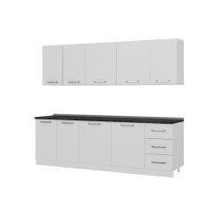 Minar 255 Cm Mutfak Dolabı Beyaz 255-B1