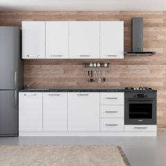 Minar 255 Cm Mutfak Dolabı Beyaz 255-B3