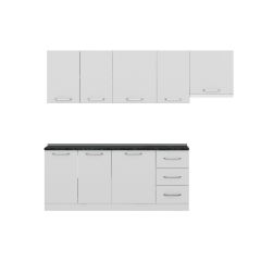 Minar 255 Cm Mutfak Dolabı Beyaz 255-B4