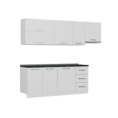 Minar 255 Cm Mutfak Dolabı Beyaz 255-B7